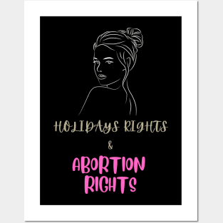 Holiday Lights And Abortion Rights Posters and Art